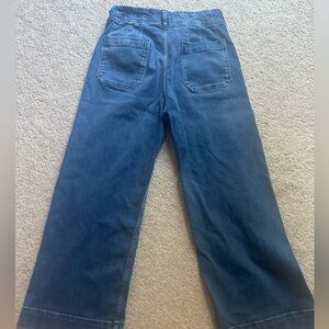 Maeve size 29” flared jeans.